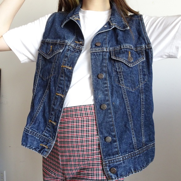 DENIM VEST JACKET - Picture 4 of 7